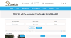 Desktop Screenshot of casasypredios.com